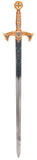 Templar Sword Deep Etching by Marto of Toledo Spain (Gold) SFMADE584S
