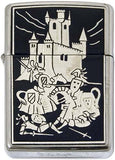 Damascene Zippo Lighter by Marto of Toledo Spain (Battle) 940001