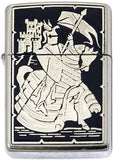 Damascene Zippo Lighter by Marto of Toledo Spain (Mounted Knight) 940005