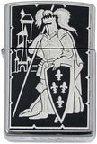 Damascene Zippo Lighter by Marto of Toledo Spain (French Knight) 940006