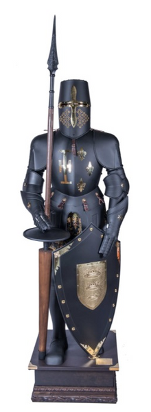Black Knight Jousting Suit of Armor of the th century by Marto of Toledo Spain 905.1
