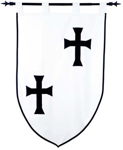 Templar Knight Teutonic Order Banner by Marto of Toledo Spain 1529.1