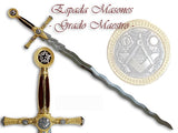 Masonic Grand Master Sword by Marto of Toledo Spain (Gold) GM775