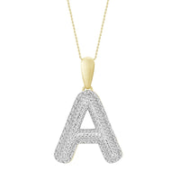 MEN'S CHARM 0.40CT ROUND DIAMOND 14K YELLOW GOLD