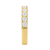 LADIES BAND 1.00CT ROUND DIAMOND 14K YELLOW GOLD