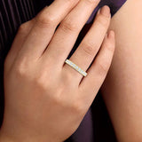 LADIES BAND 1.00CT ROUND DIAMOND 14K YELLOW GOLD