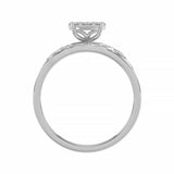 LADIES TRIO SET 0.33CT ROUND DIAMOND 10K WHITE GOLD