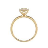 LADIES TRIO SET 1.00CT ROUND DIAMOND 10K YELLOW GOLD