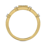 LADIES RING 0.20CT ROUND DIAMOND 14K YELLOW GOLD