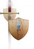 Sword Wall Rack - Wood - 15008