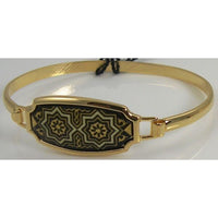 Damascene Gold Star Bracelet by Midas of Toledo Spain style 2080 2080