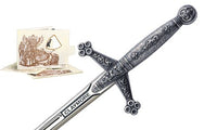 Miniature Claymore Sword (Silver) by Marto of Toledo Spain 5202.2
