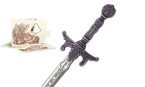 Miniature Apocalypse Riders Sword (Silver) by Marto of Toledo Spain 5205.2