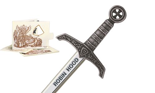 Miniature Robin Hood Sword (Silver) by Marto of Toledo Spain 5207.2