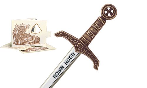 Miniature Robin Hood Sword (Bronze) by Marto of Toledo Spain 5207.3