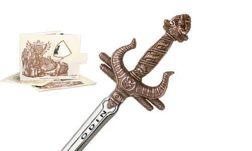 Miniature Odin Sword (Bronze) by Marto of Toledo Spain 5211.3