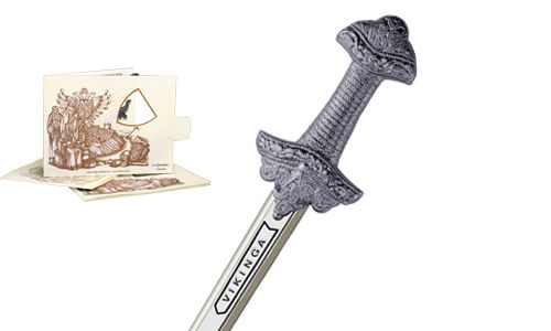 Miniature Viking Sword (Silver) by Marto of Toledo Spain 5220.2