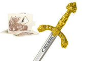 Miniature Roldan Sword (Gold) by Marto of Toledo Spain 5221.1