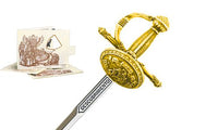 Miniature Discovery Rapier Sword (Gold) by Marto of Toledo Spain 5226.1