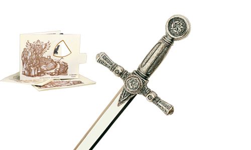 Miniature Masonic Sword (Silver) by Marto of Toledo Spain 5227.2