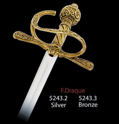 Miniature Sir Francis Drake Sword (Silver) by Marto of Toledo Spain Limited Edition 5243.2
