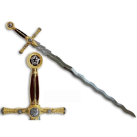 Masonic Grand Master Sword by Marto of Toledo Spain (Gold) GM775