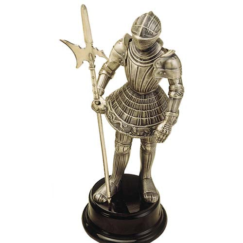 Miniature Medieval Knight Suit of Armor with Halberd by Marto of Toledo Spain 81550