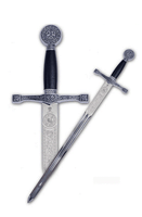 Excalibur Silver Short Sword by Marto of Toledo Spain 8641