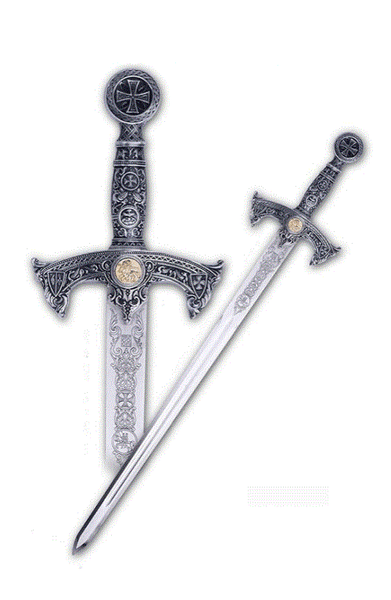 Knight Templar Short Sword by Marto of Toledo Spain 8643
