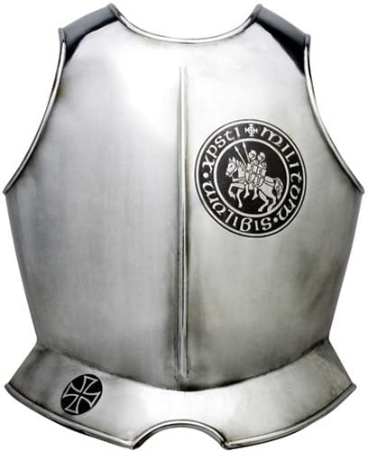 Templar Knight Armor Breastplate by Marto of Toledo Spain (Templar Seal) 945.4