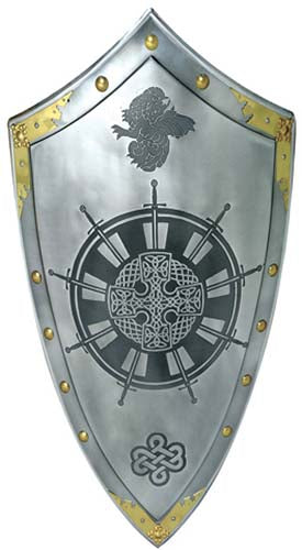 King Arthur Round Table Templar Knight Shield by Marto of Toledo Spain 965.2