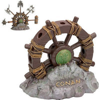 Conan the Barbarian Wheel of Pain Display Stand for Miniature Conan the Barbarian Weapons by Marto of Toledo Spain - Official Licensed Reproduction 065