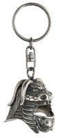Conan the Barbarian: Miniature Warrior Helmet Keyring by Marto of Toledo Spain (Silver) - Official Licensed Reproduction 305