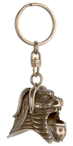 Conan the Barbarian: Miniature Warrior Helmet Keyring by Marto of Toledo Spain (Bronze) - Official Licensed Reproduction 315