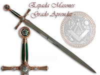 Masonic Apprentice Sword by Marto of Toledo Spain GA777