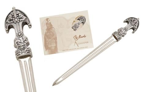 Miniature Alexander the Great Darius Sword Silver by Marto of Toledo Spain 310.2