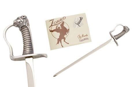 Miniature Zorro Elena Saber Sword Silver by Marto of Toledo Spain 1309.2