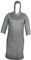 Heavy Chainmail Shirt and Chain mail Hood Full Size 01339019