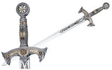 Templar Knight Silver Sword by Marto of Toledo Spain 584.1